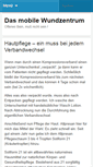 Mobile Screenshot of dasmobilewundzentrum.de